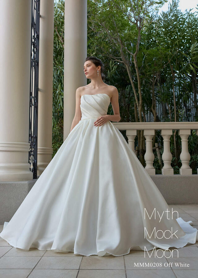【クラウディア】Myth Mock Moon(ミスモックムーン)新作ウェディングドレス|MMM0208_OffWhite