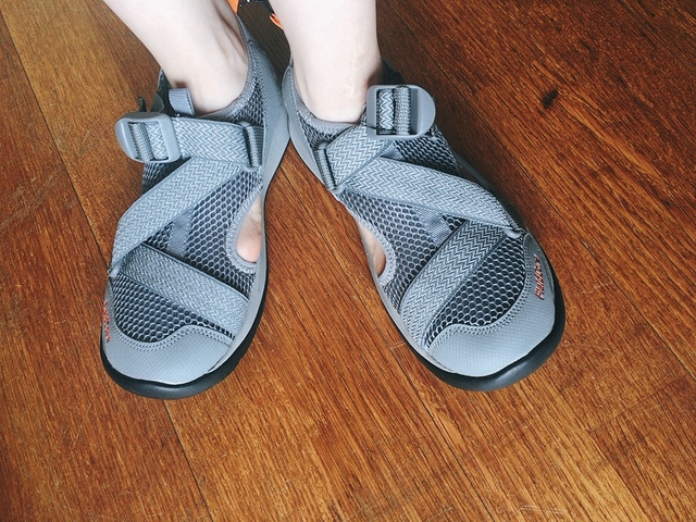 【ワークマン フィールドサンダル】露出が少なく安全