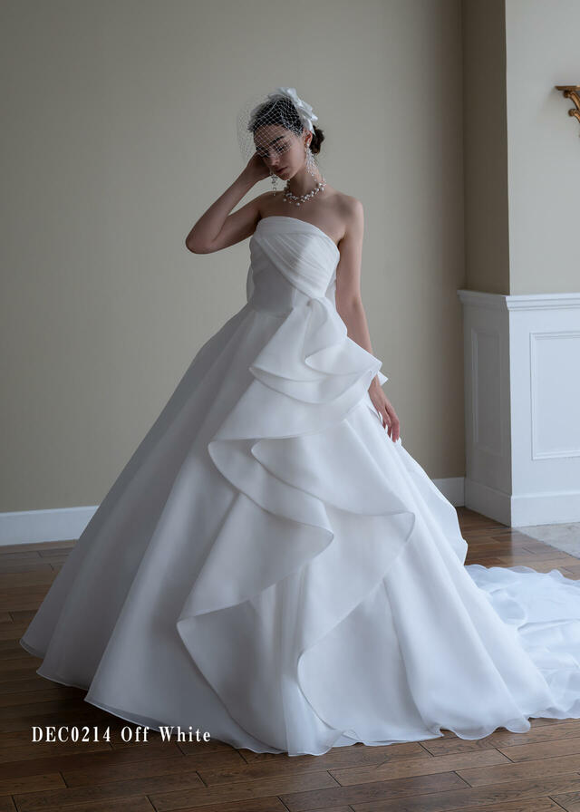 クラウディア|「Clef a decor-クレアデコール」新作ウェディングドレス|DEC0214_Offwhite