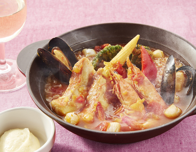 魚介たっぷりブイヤベース　おじや仕立て