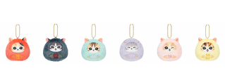【mofusand 和！和！和！スーベニアくじ】C賞：ころりんだるまマスコット　全6種