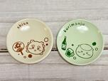【エニマイくじ ちいかわ~ちいかわと夏の思い出~】「18.豆皿セット(全4種)」開封するまでどの種類が入っているかわからない仕様。「くりまんじゅう&シーサー」のゆんたくコンビでした!