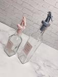 【Francfranc（フランフラン）】オイル＆ビネガーボトル S ピンク／税込500円・オイル＆ビネガーボトル L グレー／税込600円