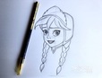 「How-to drow disney」アナと雪の女王「アナ」