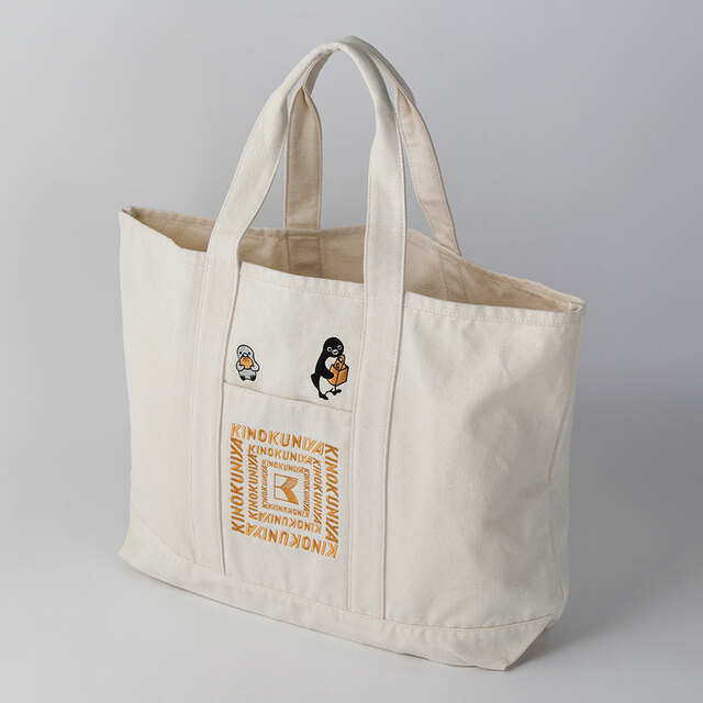 【紀ノ国屋×Suicaのペンギン ビッグトート／パン】お買い物からレジャー、旅行まで幅広く使えます♪