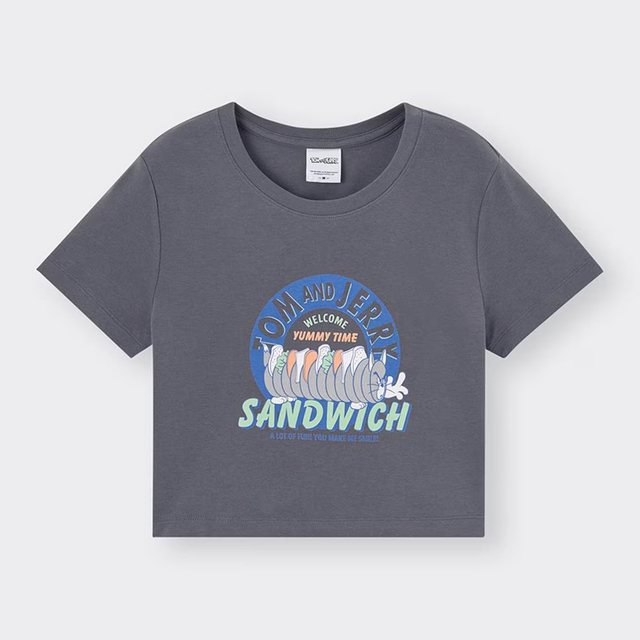 グラフィックT(5分袖) ¥1,290｜GU「トムとジェリー」コレクション