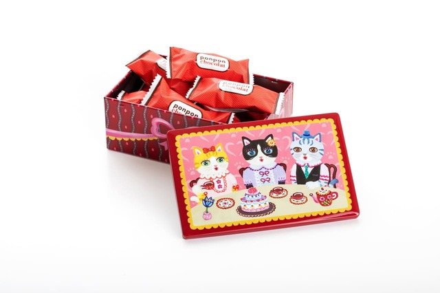 【あみだ池大黒「pon pon Ja pon」】「pon pon chocolat ネコ缶」Tea Party