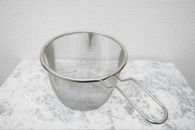 【ニトリ IH・ガス火 ストレーナー付きマルチポット】やけどの心配がない