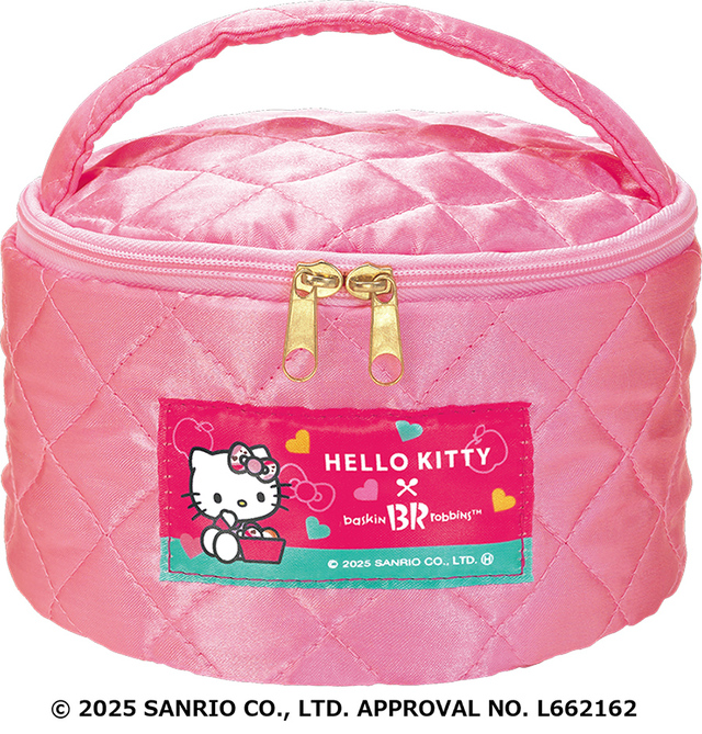 【サーティワン「HELLO KITTY Loves ICE CREAM」】ハローキティ フレッシュパック ミニ/かわいいバニティポーチ付き♪