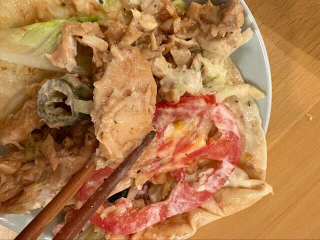 【コストコ　メキシカンサラダラップ】お肉も野菜もたっぷり摂れる万能ラップ◎