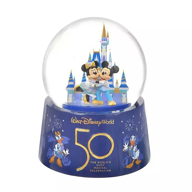 ミッキー＆ミニー スノードーム WALT DISNEY World 50TH CELEBRATION 2,860円
