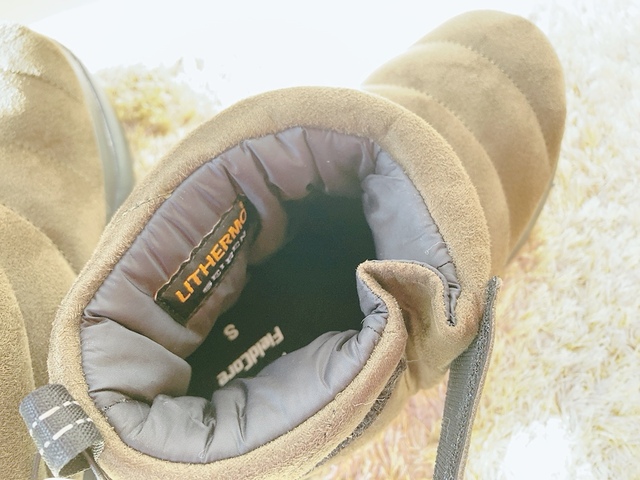 【ワークマン 防寒ブーツ ケベックショート】面ファスナーをゆるめにしておけば、手を使わず立ったまま履くことも可能！