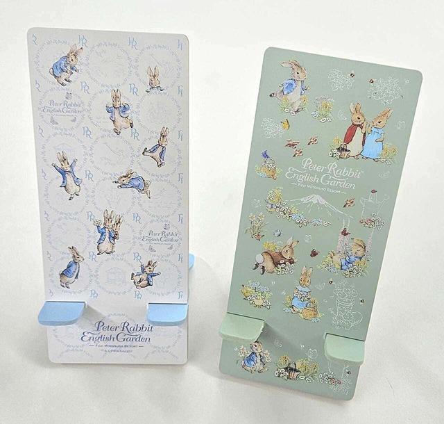 【ピーターラビット イングリッシュガーデン】モバイルスタンド　800円