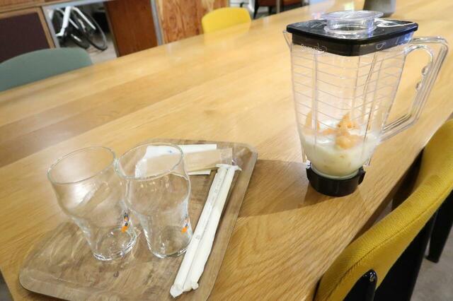 【BEB5土浦】メロンスムージー のセット前