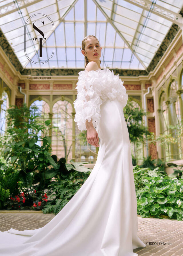 クラウディア|「ST(サチコツツイ)」新作ウェディングドレス|STB0007_Offwhite