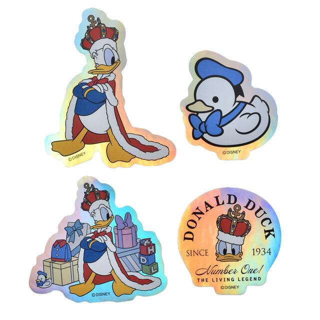 ドナルド シール・ステッカー ダイカット ホログラム Sticker Collection DONALD THE KING BIRTHDAY 700円