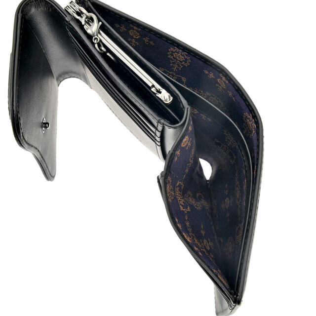 【ANNA SUI】ジャック・スケリントン&ゼロ 財布・ウォレット チャーム付き ストライプ 24,000円