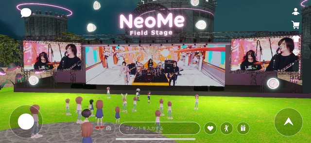 バーチャルライブ「NeoMe Live Vol.1」ヤバイTシャツ屋さん