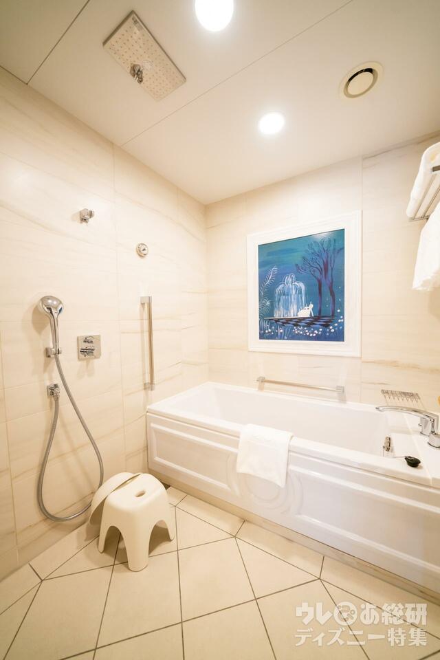 東京ディズニーシー・ファンタジースプリングスホテル　グランドシャトーの客室　バスルーム