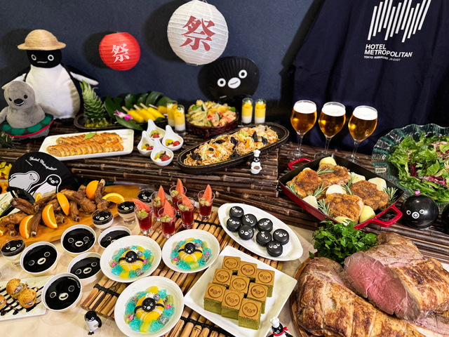 可愛いメニューが充実！【Suicaのペンギン 夏祭り サマービュッフェ】