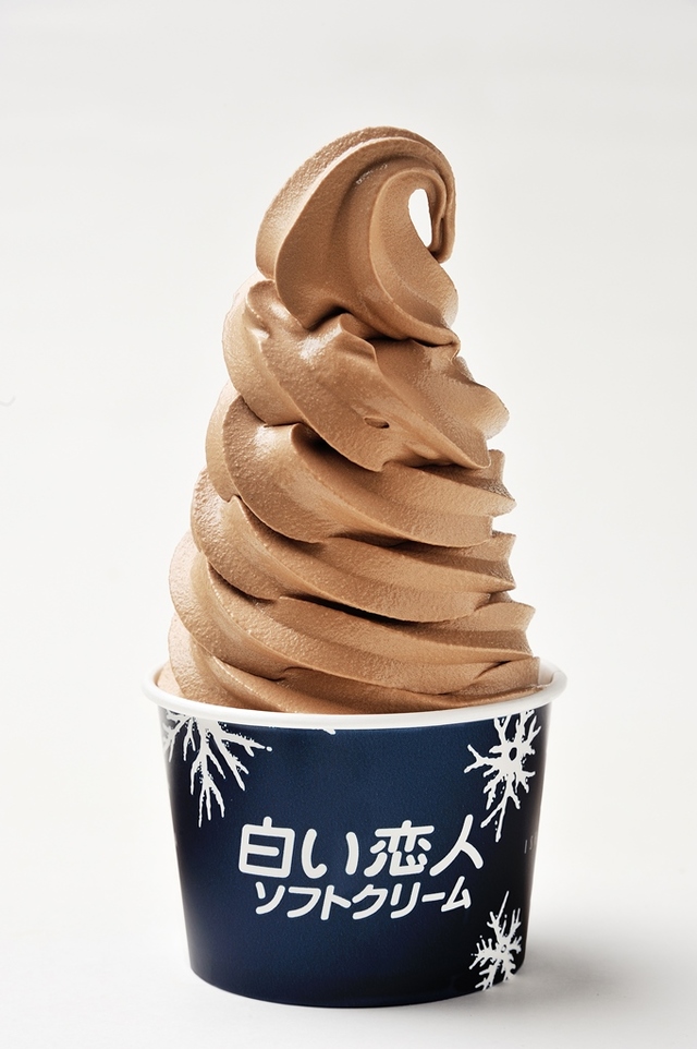 白い恋人ソフトクリーム（ブラック）