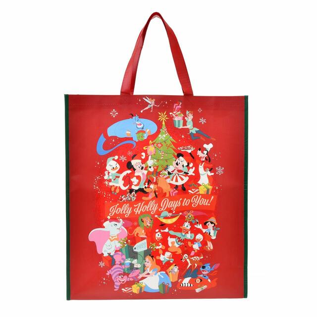 ディズニーキャラクター ショッピングバッグ・エコバッグ Disney Christmas 1,100円