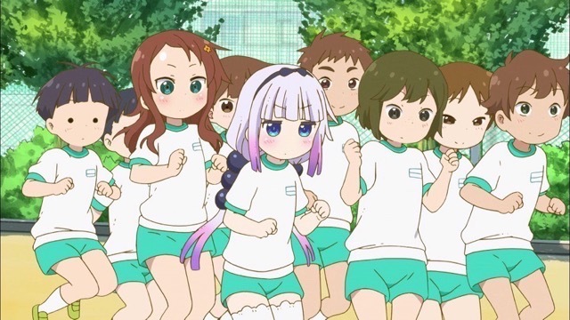 かんなちゃん 運動会がんばる 小林さんちのメイドラゴン 第9話あらすじ 場面カットが解禁 Medery Character S