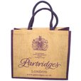 エリザベス女王御用達の食料品「Partridges」の エコバッグ