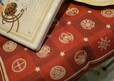 【ベルメゾンのキャラ推せち】 「おせち・一段重『刀剣乱舞ONLINE』」試食会|風呂敷には2026年4月までに実装された刀剣男士の刀剣男士紋をデザイン