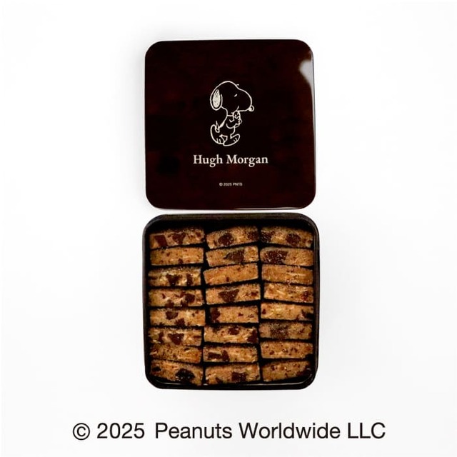 【スヌーピー in 銀座 2025】＜Hugh Morgan＞チョコチップクッキー スヌーピー缶　2,981円（200g）／新館7階 催物会場