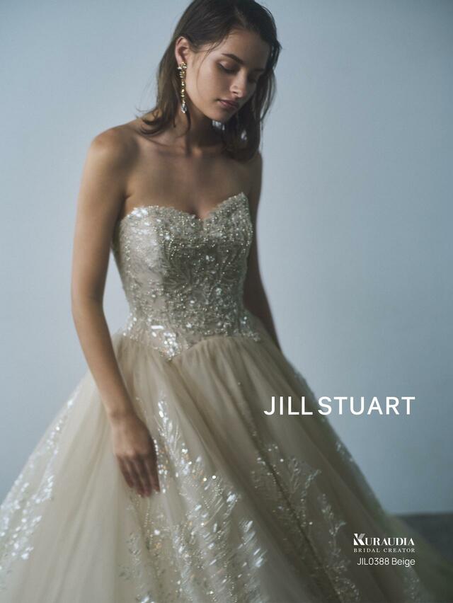 【JILL STUART（ジルスチュアート）新作ウェディングドレス】JIL0388-Beige