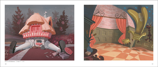 「ディズニーアニメーション背景美術集」より