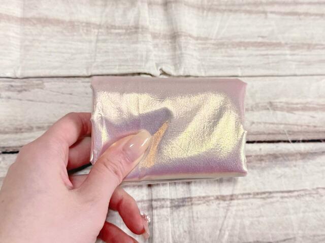 上から2回折りたたみ、完成！