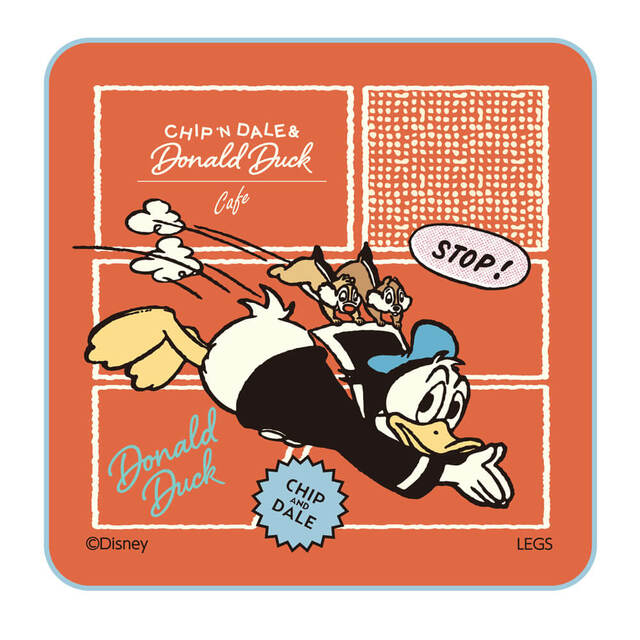 ミニタオル 1,430円｜「チップとデール＆ドナルドダック」OH MY CAFE