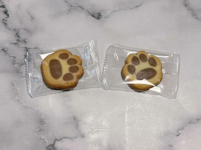 肉球デザインがかわいいクッキー