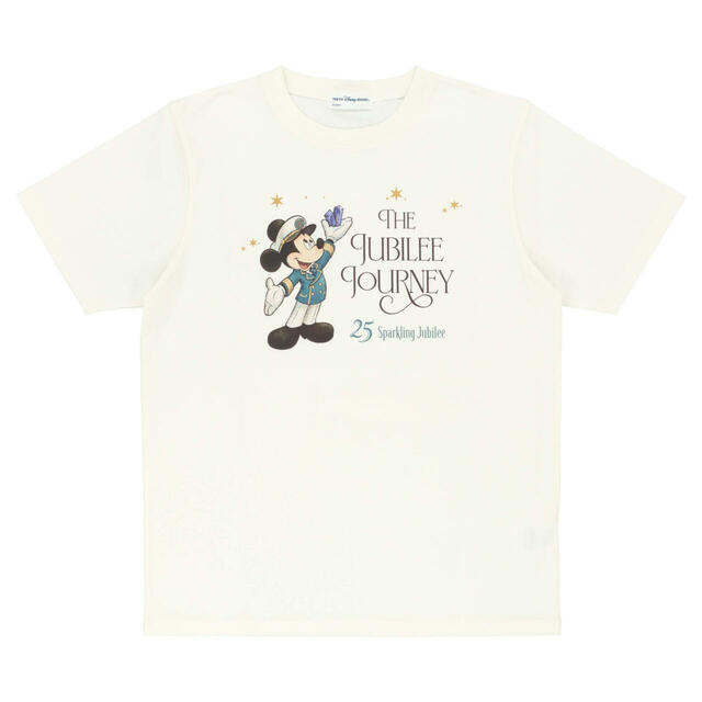 Tシャツ(S/M/L/LL) 3,200円｜東京ディズニーシー25周年グッズ｜販売店舗：東京ディズニーシー「エンポーリオ」｜発売日：2026年5月25日（月）