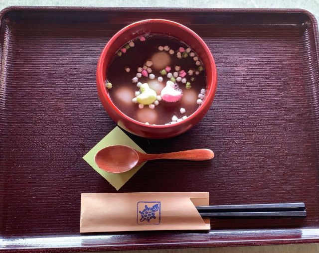 「白玉ぜんざい」（800円）