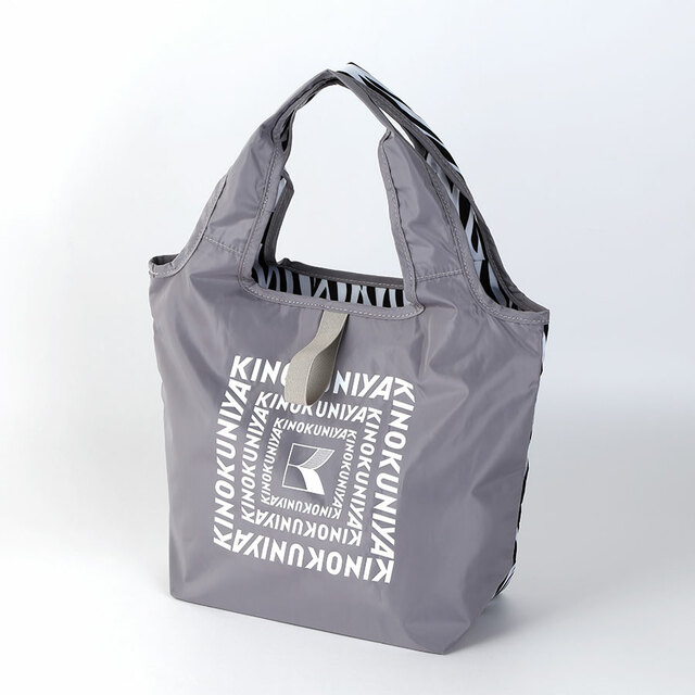 【紀ノ国屋 まとまる保冷バッグS】ゼブラ／片面はシンプルな無地