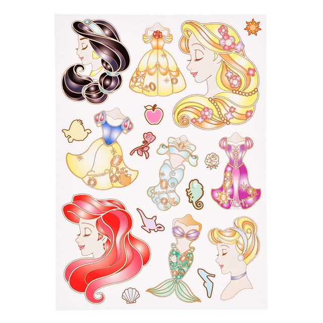 シール・ステッカー 傘用 ディズニープリンセス パーツ