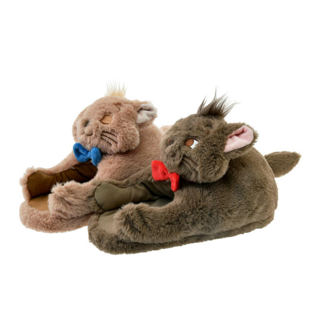 ベルリオーズ&トゥルーズ おしゃれキャット ルームシューズ アシンメトリー Interior Animal 4,200円