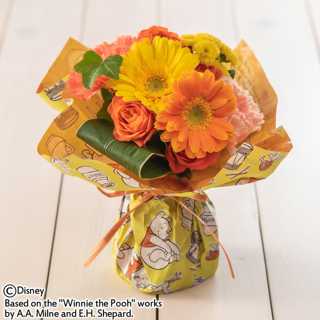 ディズニー そのまま飾れるブーケ「ハニードリーム（くまのプーさん）」