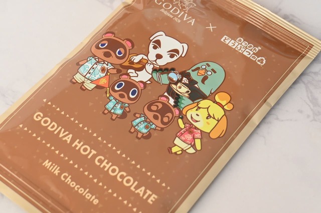 【ゴディバ×あつまれ どうぶつの森】オリジナルホットチョコレート　ミルク