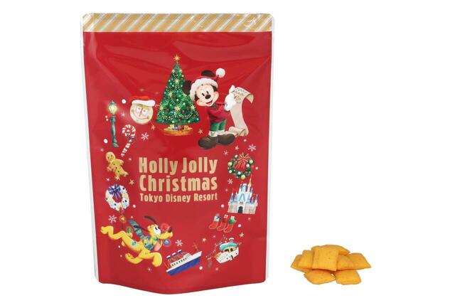 チーズインスナック 700円|東京ディズニーリゾート「ディズニー・クリスマス」スペシャルグッズ|販売店舗:東京ディズニーランド「ワールドバザール・コンフェクショナリー」、東京ディズニーシー「ヴァレンティーナズ・スウィート」|発売日:2025年11月10日(月)
