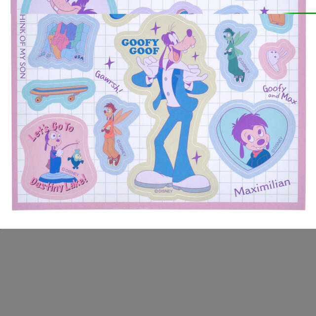 グーフィー＆マックス シール・ステッカー Sticker Collection GOOFY BIRTHDAY 350円