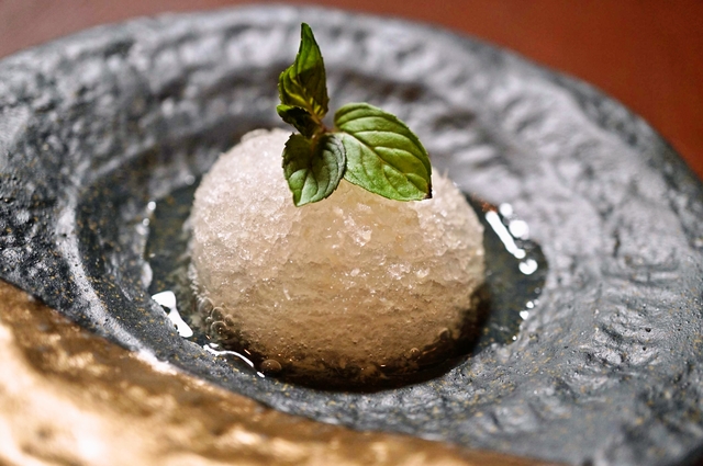 自家製生姜シャーベット