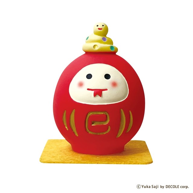 【干支だるま コンコンブル】「へび紅」770円(税込み)