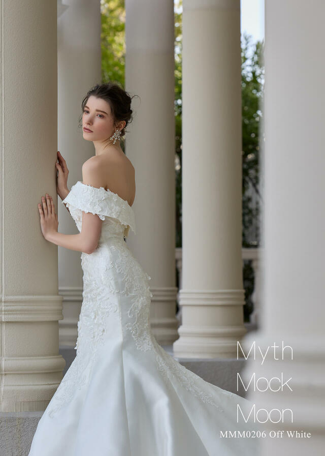 【クラウディア】Myth Mock Moon(ミスモックムーン)新作ウェディングドレス|MMM0206_OffWhite