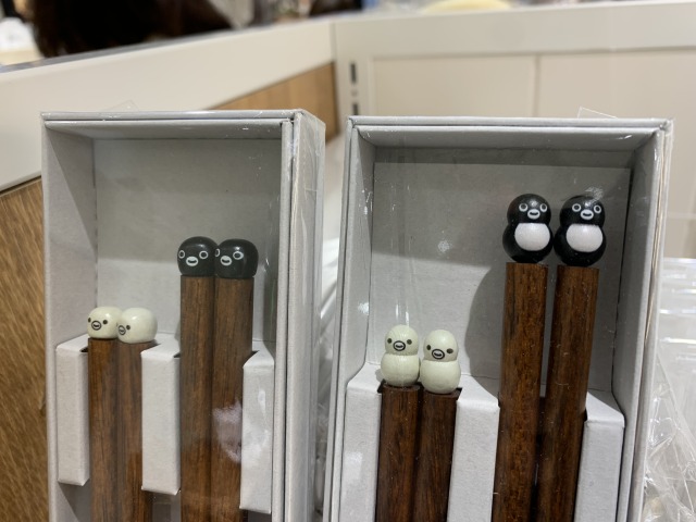 コロンとしたぷえんぎんが可愛い箸