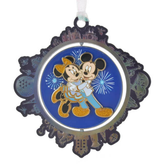 ミッキー＆ミニー オーナメント スピン Walt Disney World 50th Celebration 3,850円