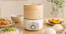 「sology 電気蒸し器」＜期間：2026年9月7日～＞【せいろの魅力がもっと手軽に♪火を使わない“電気式”せいろ「sology 電気蒸し器」発売スタート！】